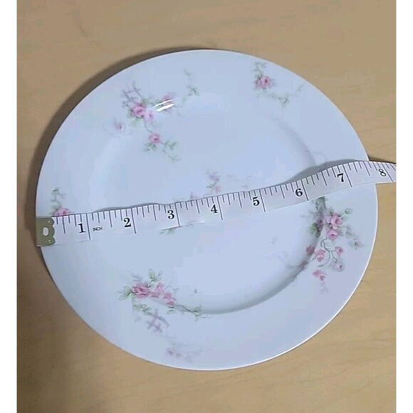 Haviland Limoges Salad Plate Pink Rose 8 1/2”‎ Made In France China Dish - Picture 3 of 5